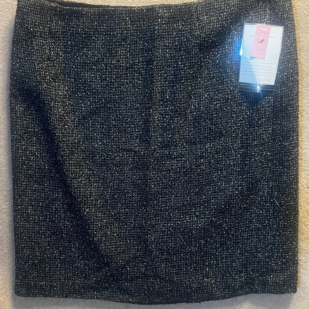NWT Jaclyn Smith Anniversary Collection‎ Women 12 Heather Grey Pencil Skirt